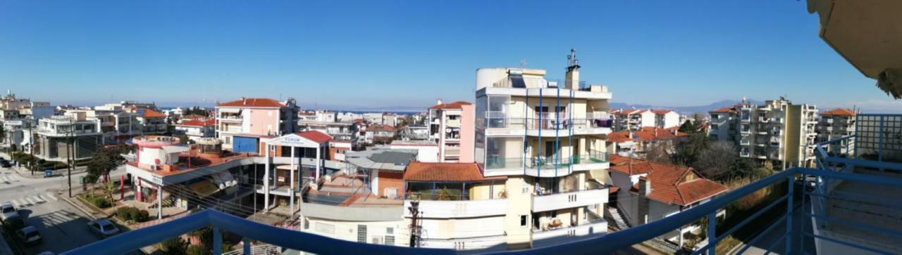 Apartment By The Beach With Amazing Sea View Peraía Eksteriør billede